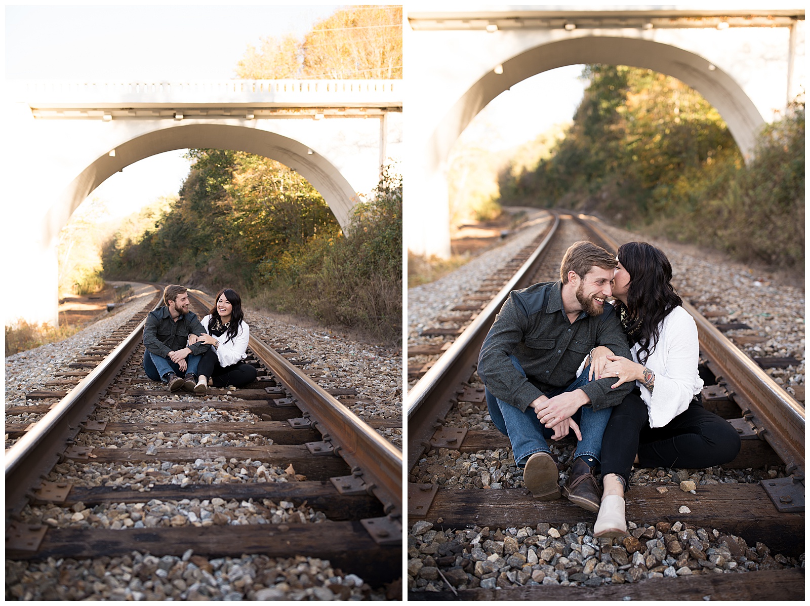 Atlanta Wedding Photographer Christina Bingham shoots an Asheville Engagement Session. 