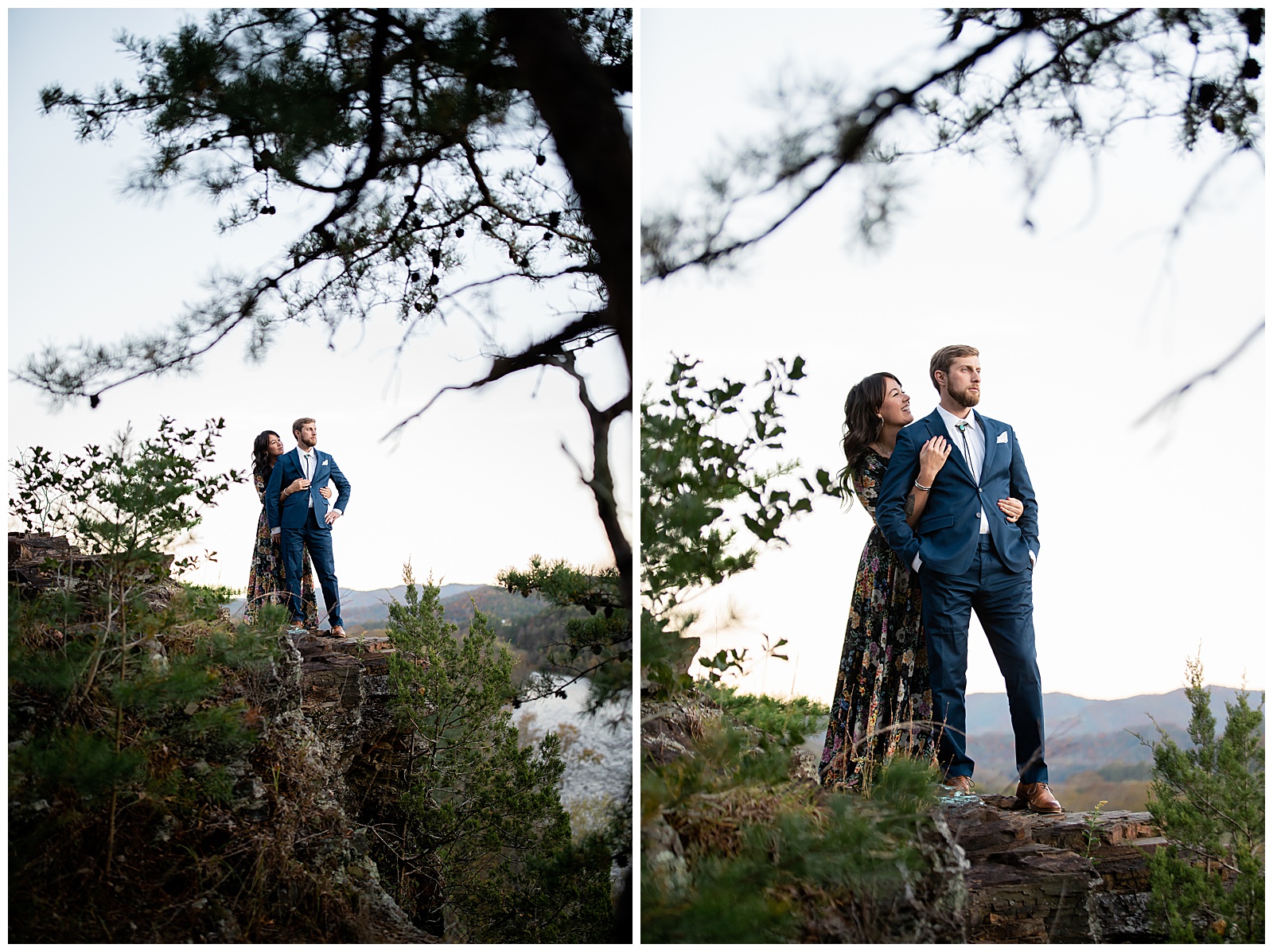 Atlanta Wedding Photographer Christina Bingham shoots an Asheville Engagement Session. 